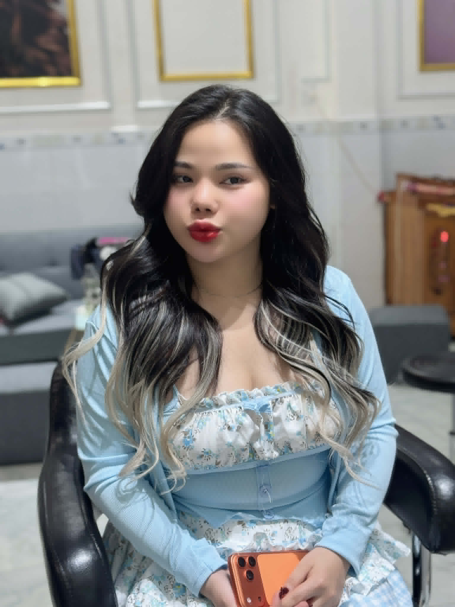 Mẫu tóc Nhuộm Balayage